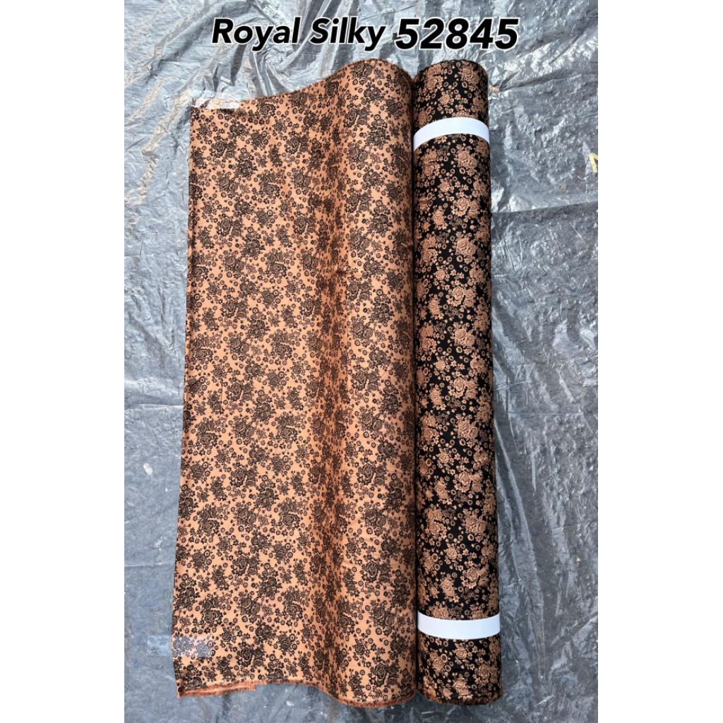Kain Rayon Royal Silky 52846 (per 0.5m) Rayon Silky Motif Premium