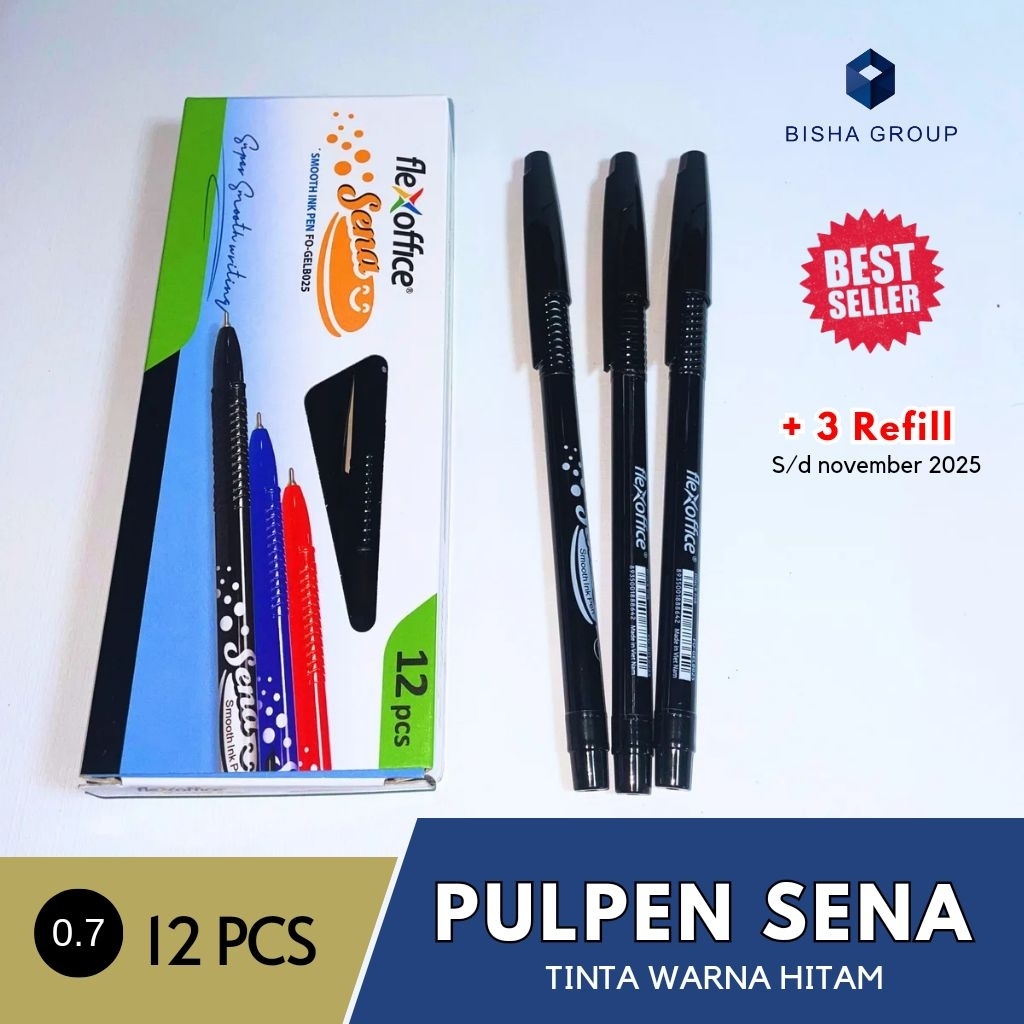 

Pulpen Sena by Flexoffice 0.7 mm