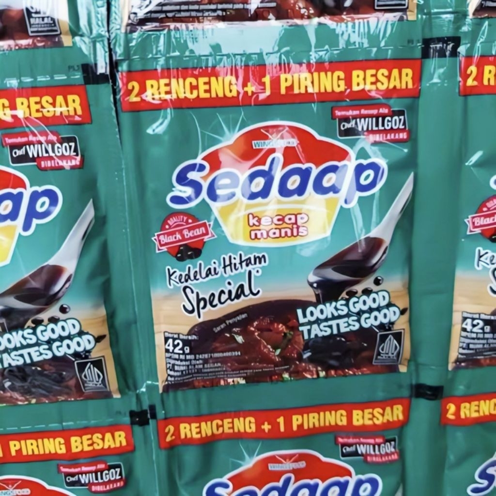 

Kecap Sedaap Special Kedelai Hitam 1 Renceng isi 12 Sachet