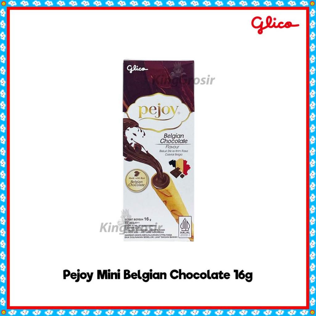 

Glico Pejoy Mini Pack Biskuit Stick Kemasan 16gr / Pejoy Stick Biscuit Coklat