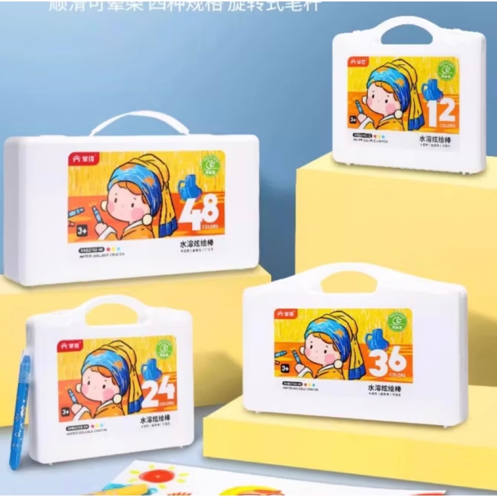 

Grasp Silky Crayon All Varian – Mata Sedang Box Putih Crayon 48w