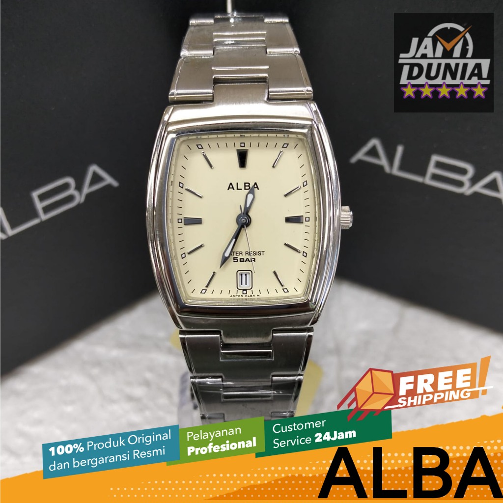 JAM TANGAN WANITA ALBA ANALOG ORIGINAL ALBA JAM ALBA ANALOG STAINLESS STEEL ALBA AXDQ85 AXDQ ALBA AX