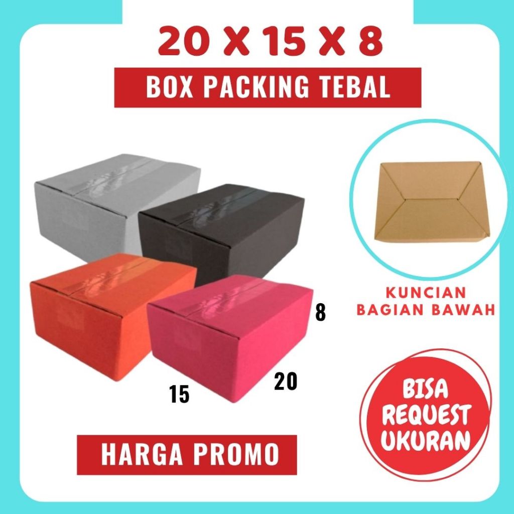 

Box 20x15x8 A0 / Kardus 20x15x8 A0 Packing Karton / Dus 20x15x8 Kotak Botol Kemasan Diva Box