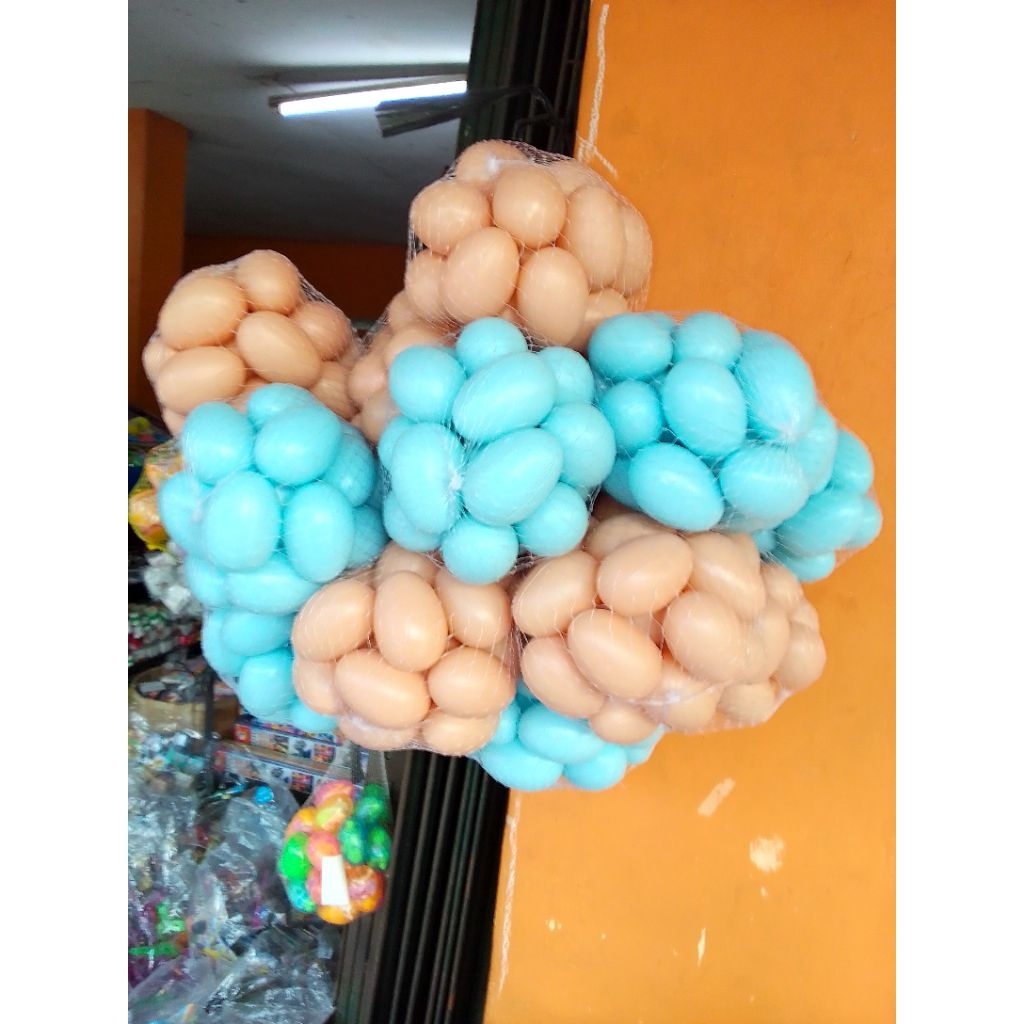 

Mainan Anak Telur Ayam Telur Bebek Plastik Isi 25