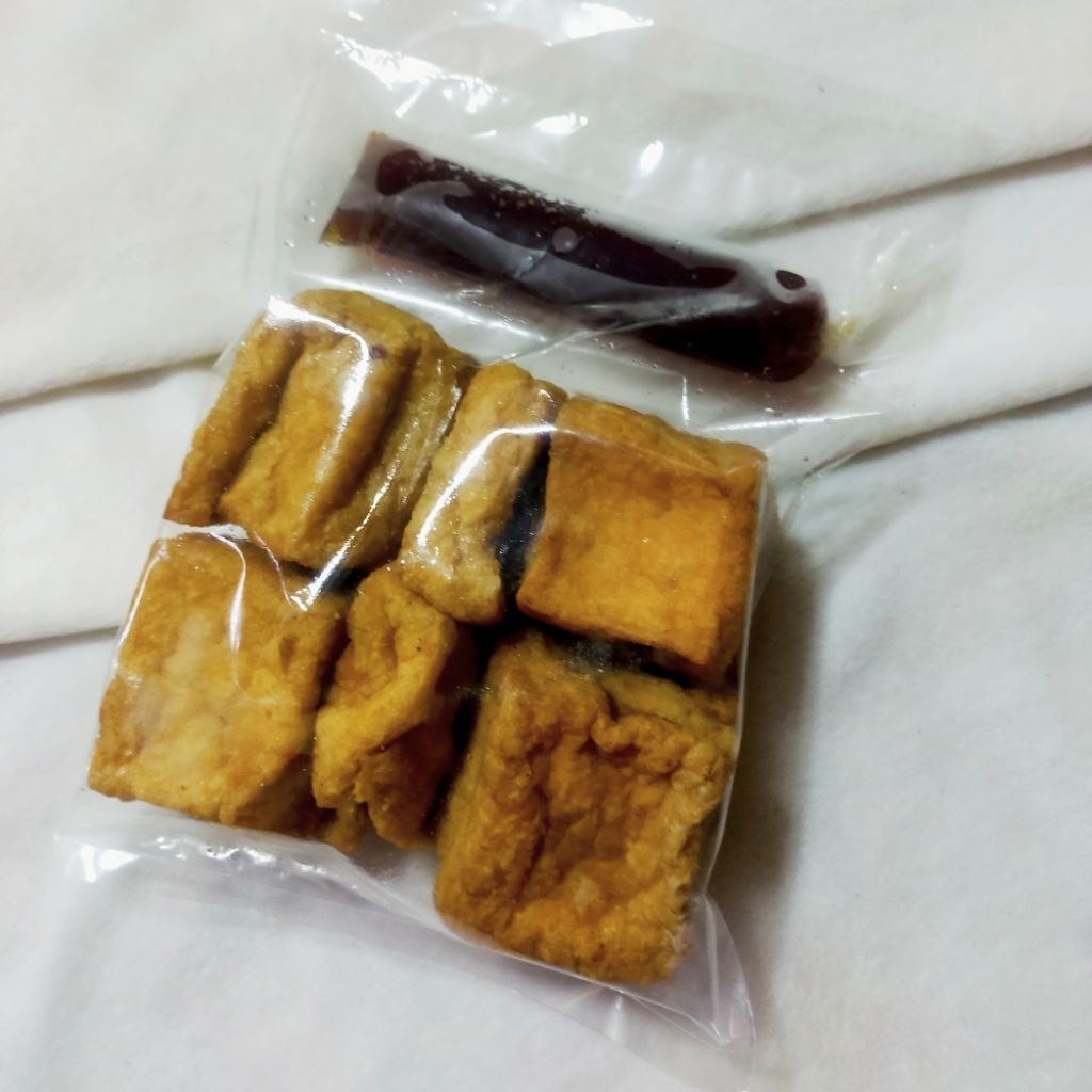 

tahu pong bumbu jepang kuah cuko Palembang
