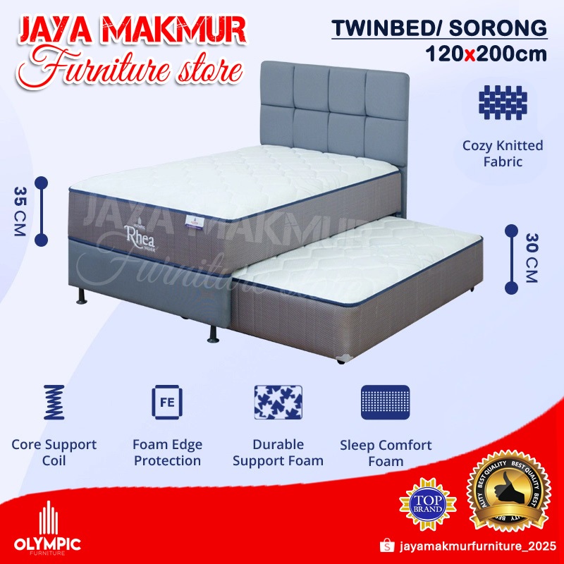 (JM) TwinBed/ Kasur Sorong RHEA - Olympic