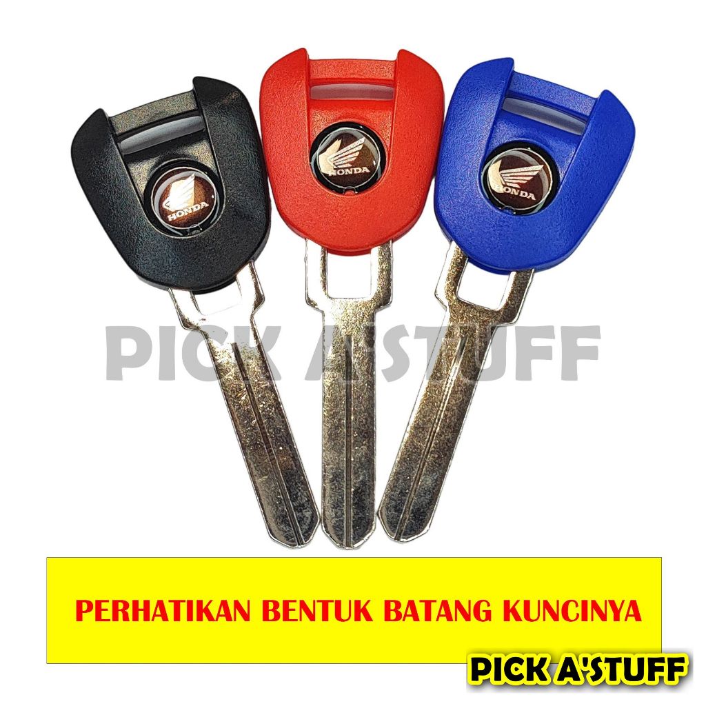 Kunci Motor Key Blank Bahan Duplikat Honda CBR 250 RR Tempat Chip Immobilizer