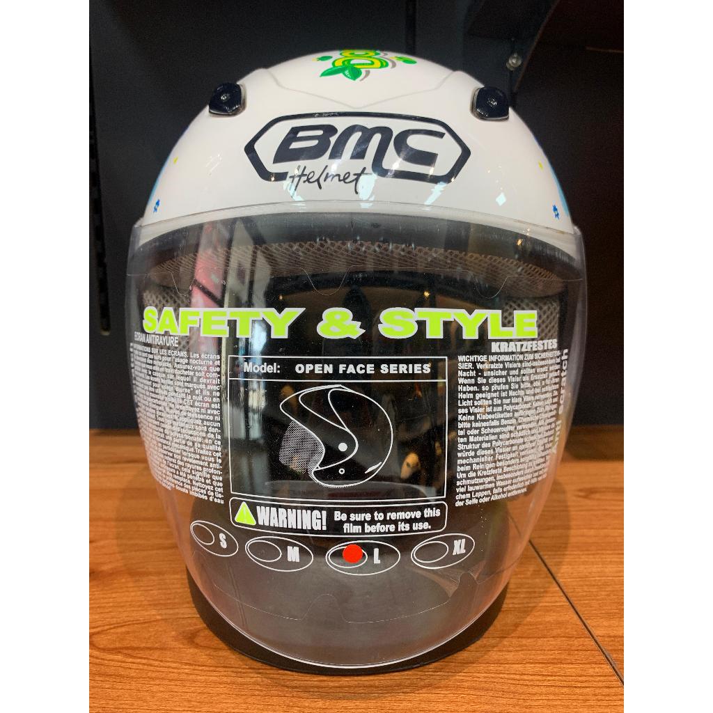 BMC HELM MILAN DORAEMON NATURE | WHITE | SINGLE VISOR / Helm BMC Doraemon