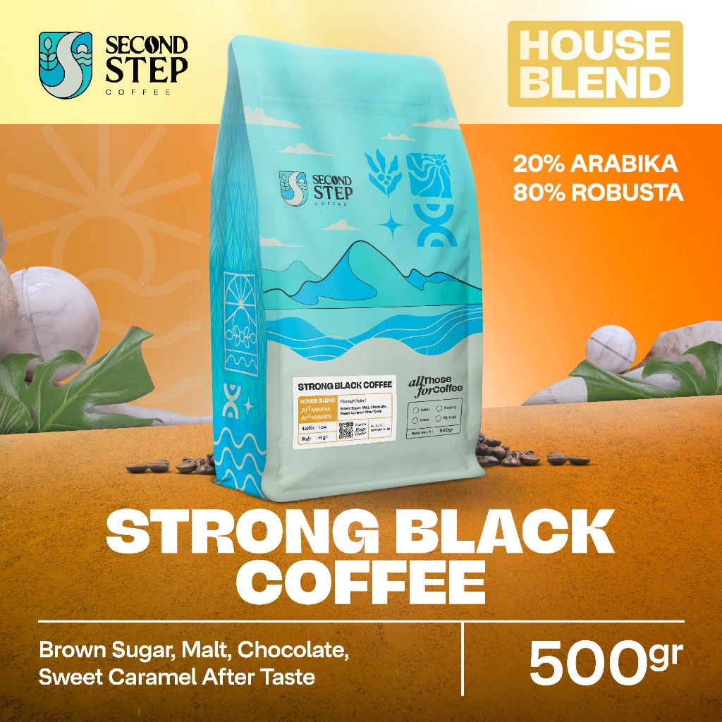 

Biji Kopi Bubuk Espresso Blend Strong Black Coffee Beans Kopdar 500gr