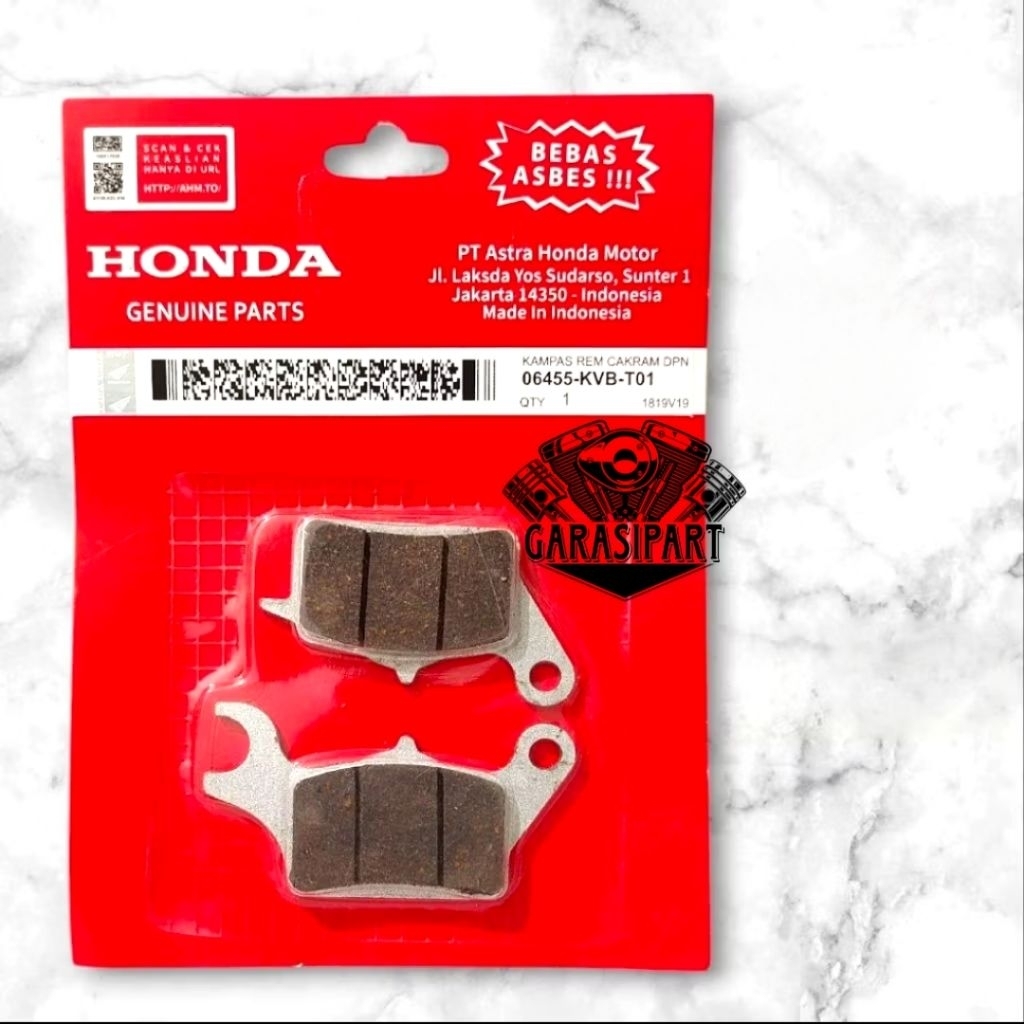 Dispad kampas rem depan Vario 06455-KVB-T01