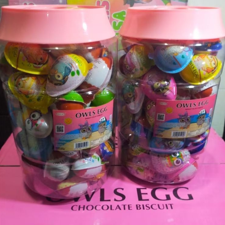 

OWLS Animal Eggs Toples Isi 60 Pcs