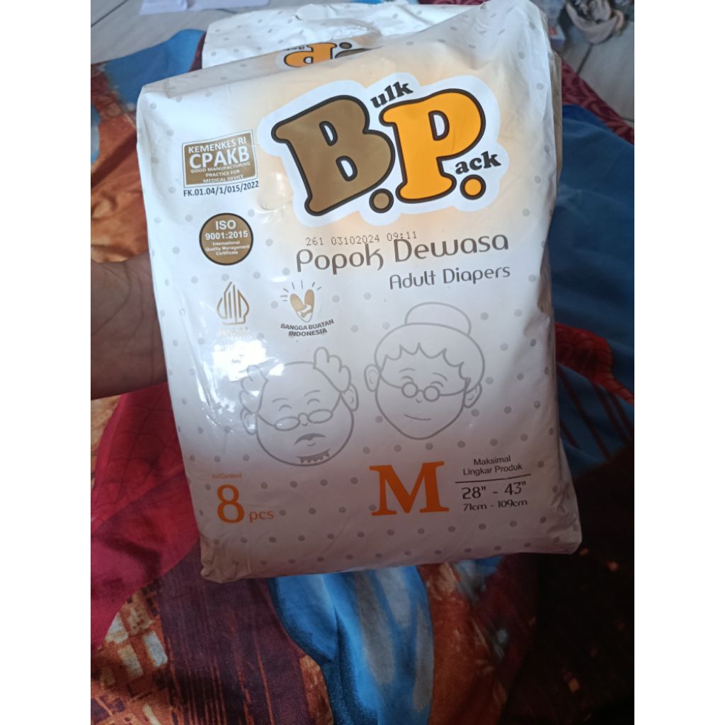 POPOK DEWASA UKURAN M ISI 7 BULK PACK