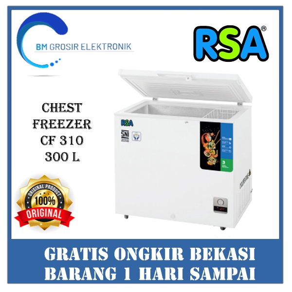 RSA CHEST FREEZER CF 310 CHEST FREEZER BOX 300 LITER