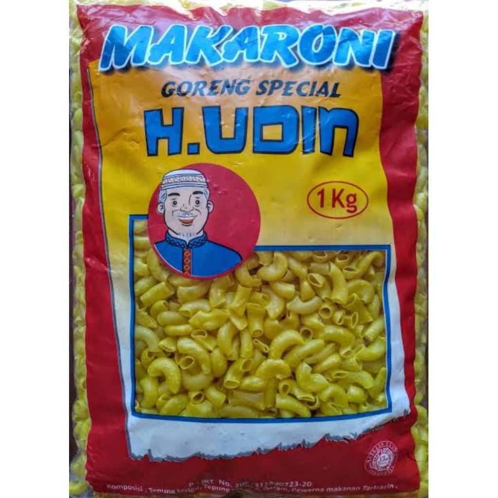 

Makaroni MURAH Merk Haji Udin 1kg Enak Gurih Renyah