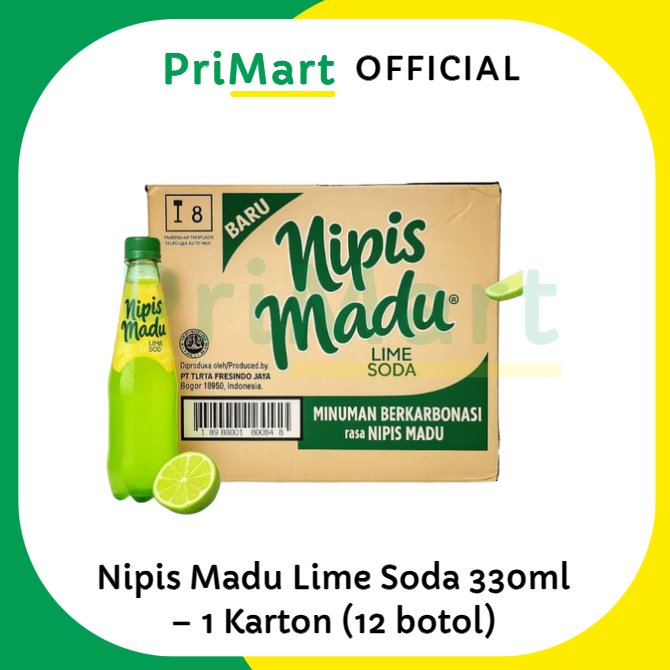 

Minuman Nipis Madu Lime Soda 330ml – 1 Karton (12 botol)