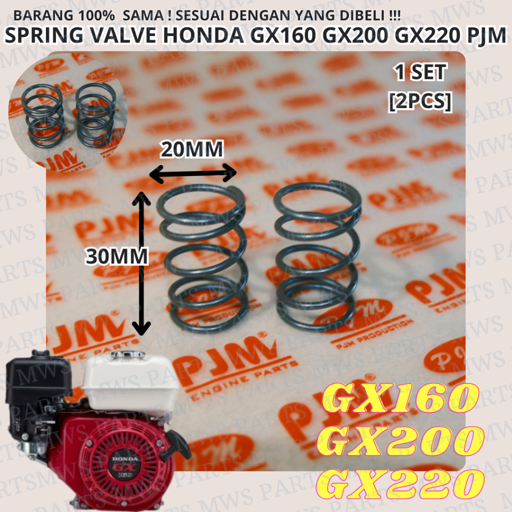 SPRING VALVE GX160 PER VALVE SPRING VALVE PER KLEP SPRING VALVE ASSY MESIN PENGGERAK HONDA GX160 GX2