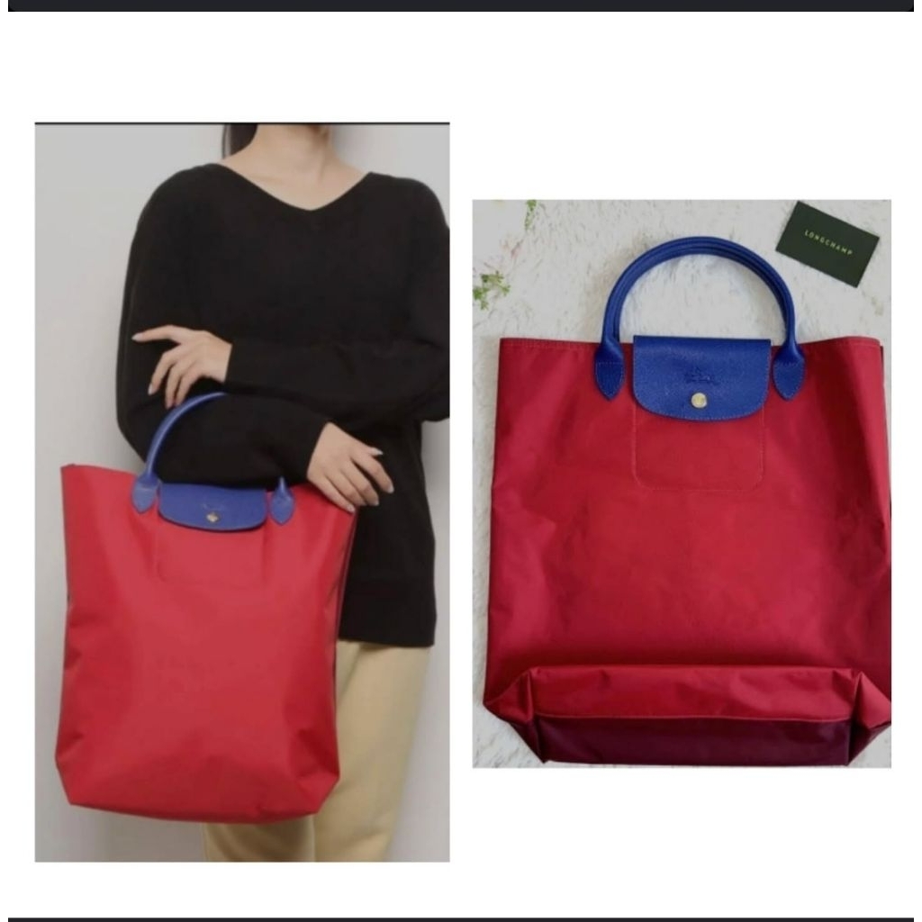  (NBU) LC Replay Le Pliage Tote in Rouge