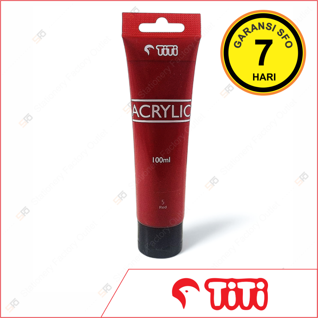 

Cat Acrylic Titi 100ml Satuan 5 - Red