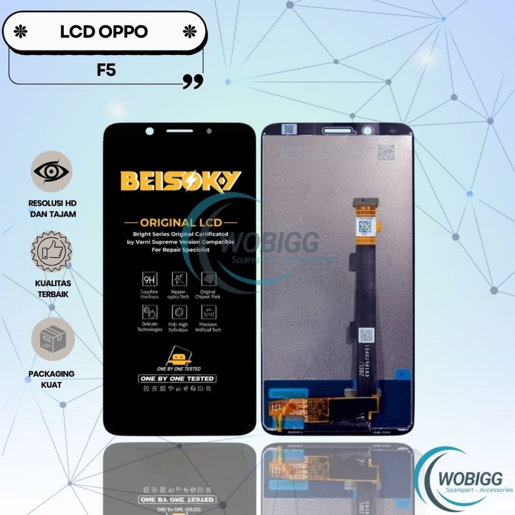 LCD TOUCHSCREEN OPPO F5 / A73 / F5 YOUTH / F5 PLUS FULSETT COMPLETE ORIGINAL NEW SPAREPART HP