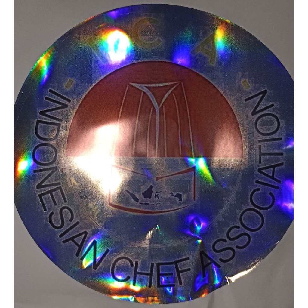 

stiker hologram ICA 10 cm