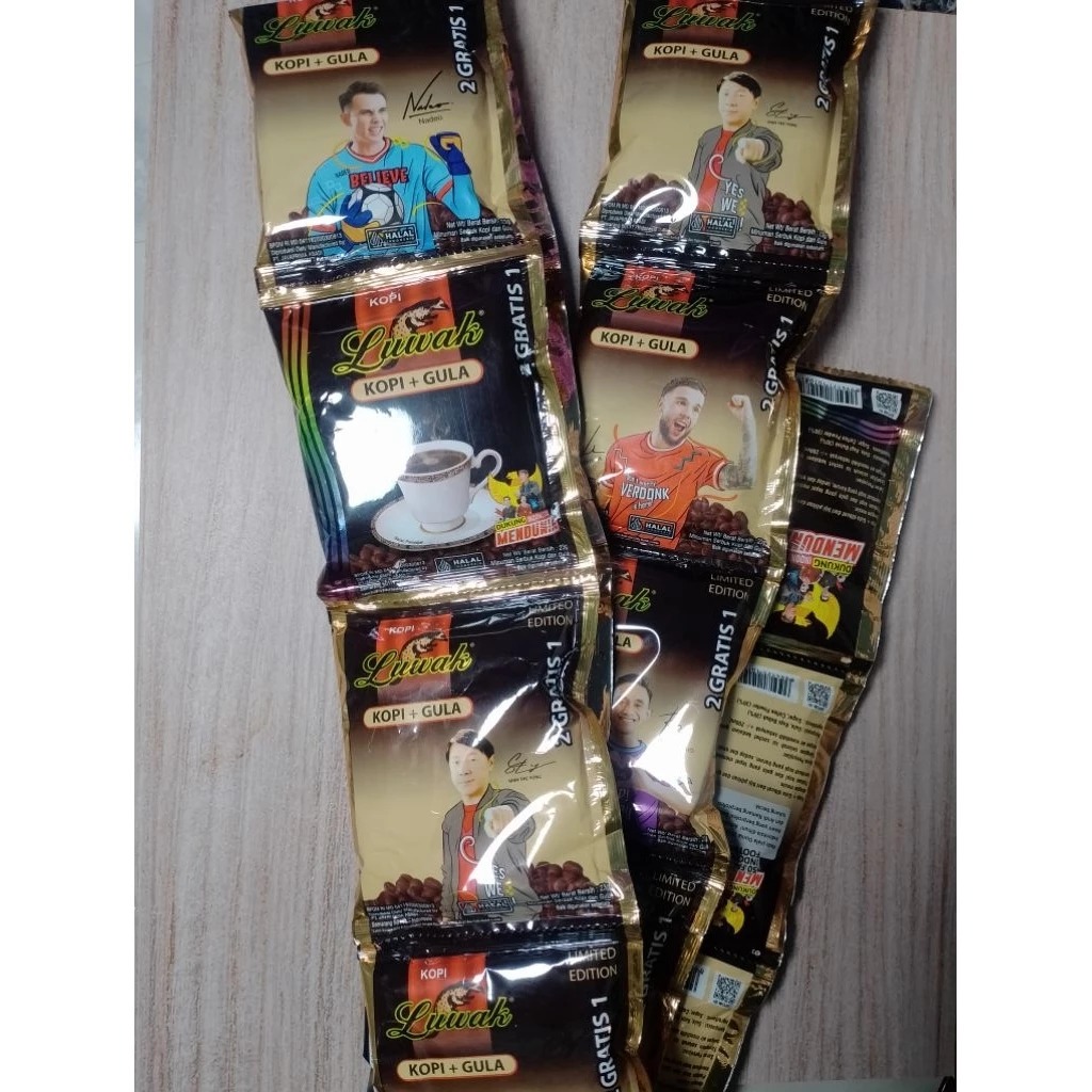 

Kopi Luwak Plus Gula Black Coffee Bag 7x23gr