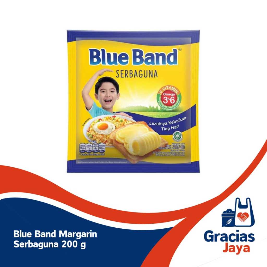 

Blueband Serbaguna Margarine sachet 200gram