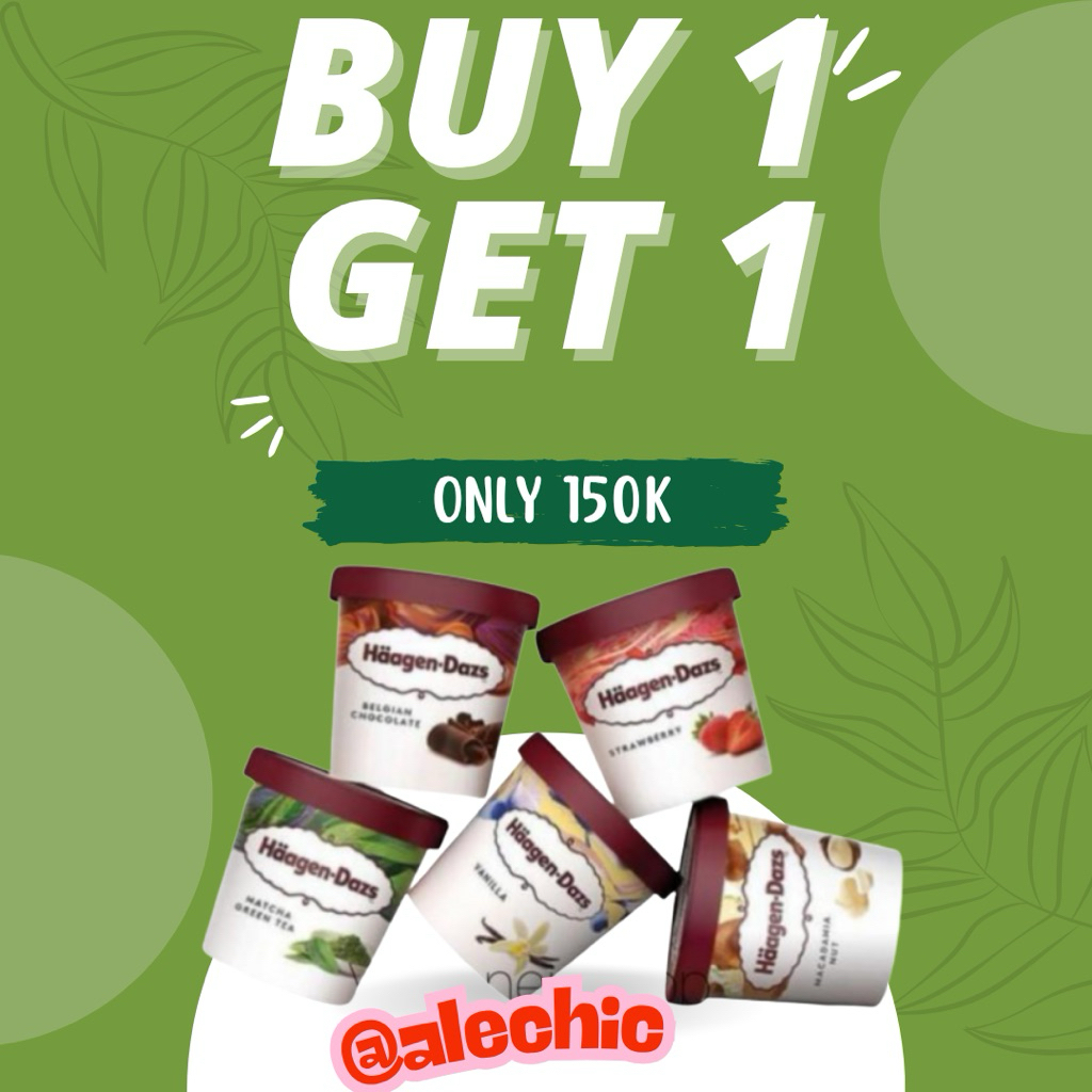 

Ice Cream Haagen Dazs Pint 473 mL Hagen Dazs ukuran besar / es krim
