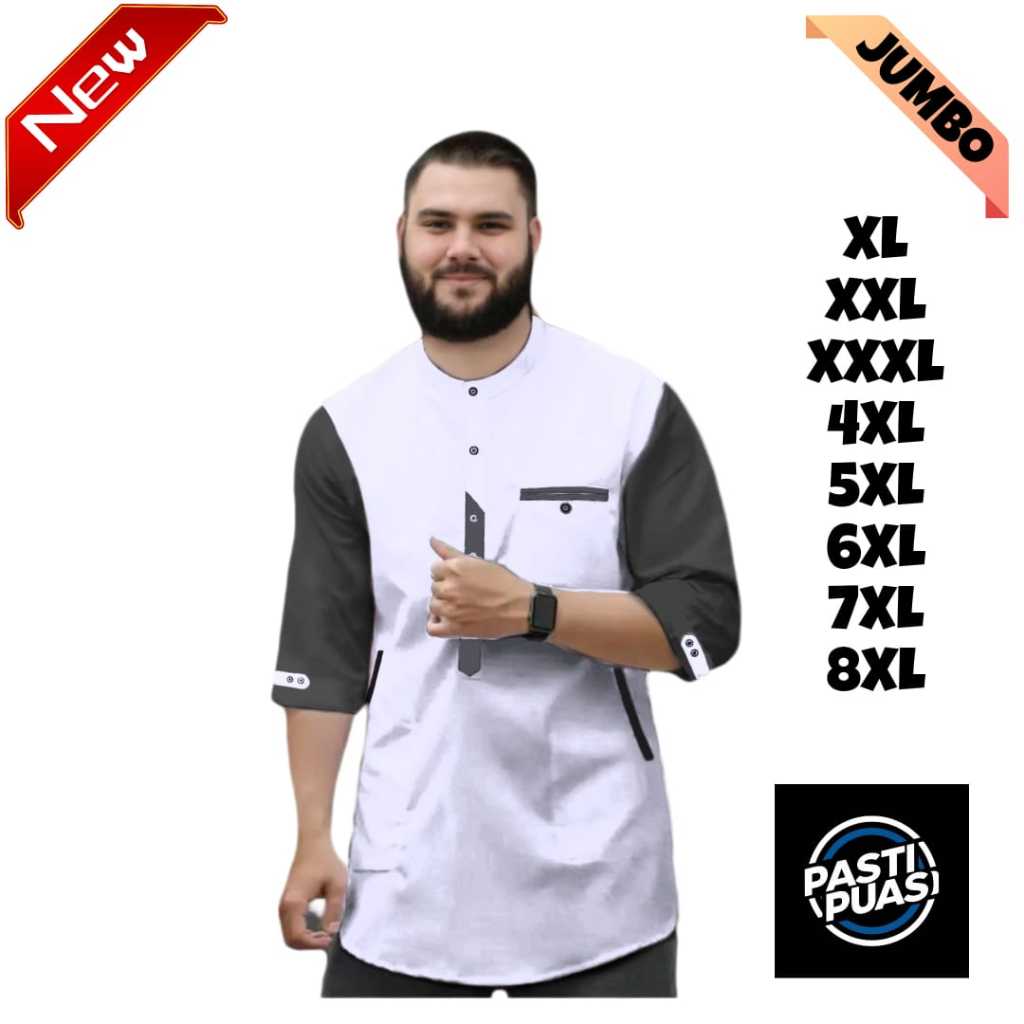 Baju Koko Pria Jumbo / Baju Koko Pria Jumbo