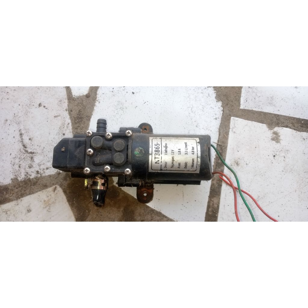 dynamo sprayer tangki elektrik 12volt