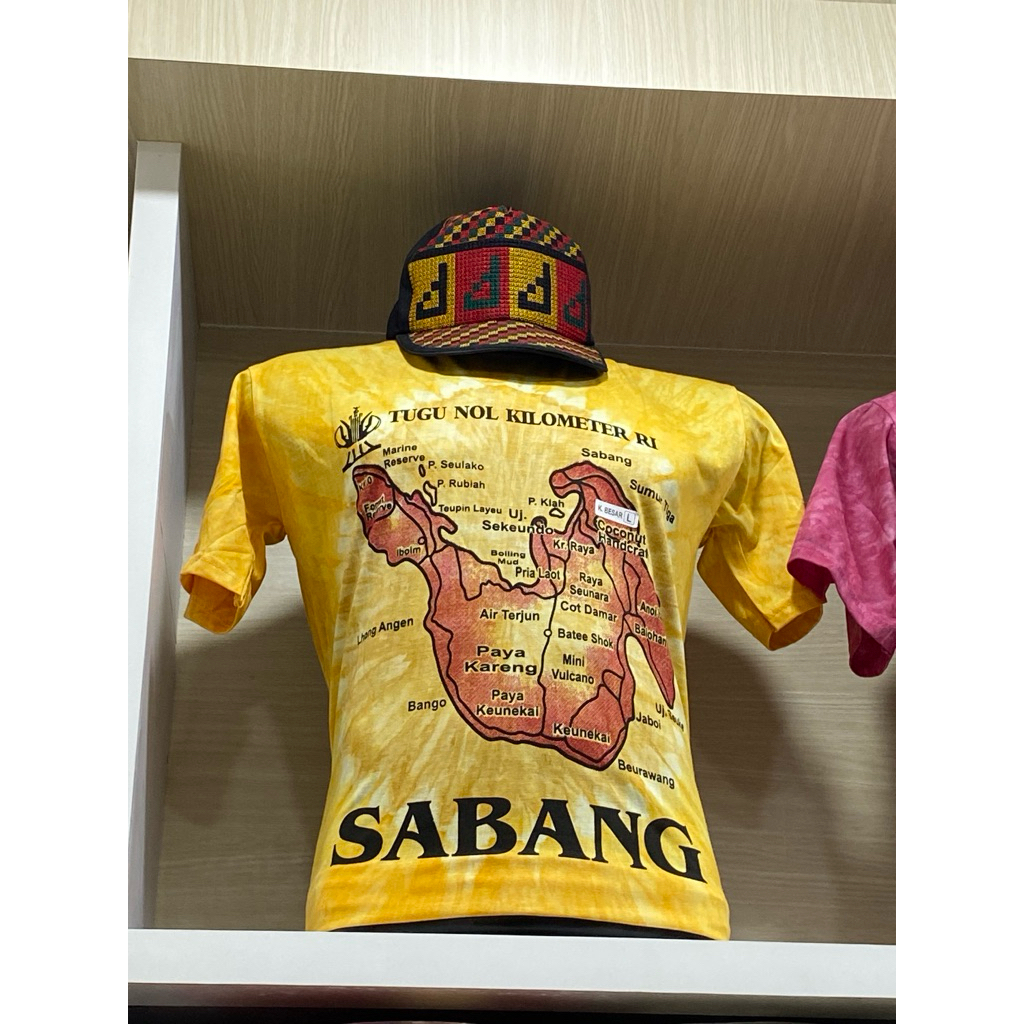Baju kaos Aceh motif Sabang | baju khas aceh