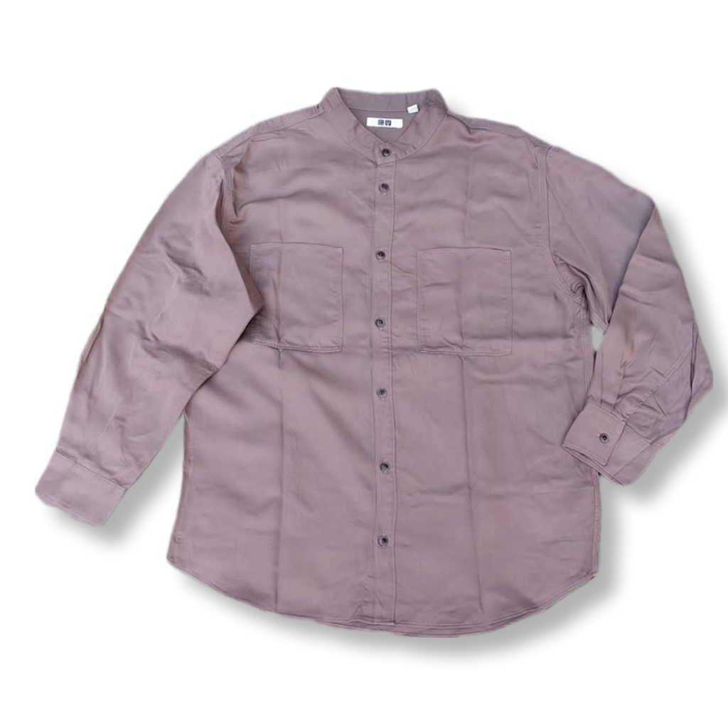 UNIQLO U SHANGHAI COLLAR DOUBLE POCKET SHIRT | KEMEJA | MNZA 32