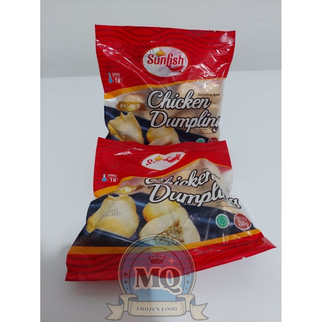 

Sunfish chicken dumpling 200g isi 12pcs