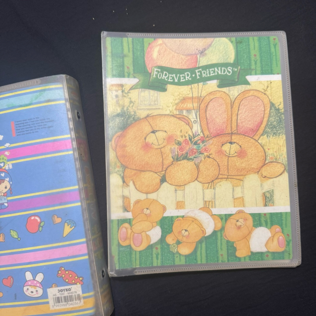 

[ ready stock ] BINDER NOTE A5 Aesthetic vibes Map Girls Y2K Friends Bear Sweety 20 rings second preloved thrift new cantik merk Kiky ring school buku kampus campus cewek cowok folder organizer kertas paper loose leaf koleksi hobi map tempat file