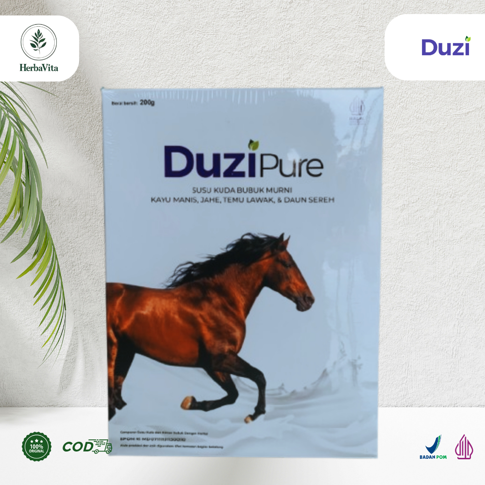 

Duzi Pure Susu Kuda Liar 200g – Redakan Nyeri Sendi & Asam Urat Secara Alami