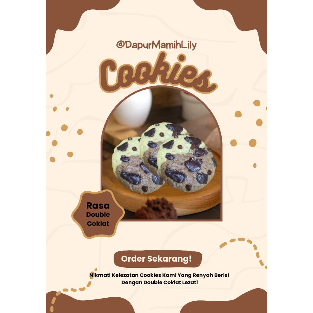 

Soft Cookies Mix Chip - Medium to Big Size Fresh from the oven