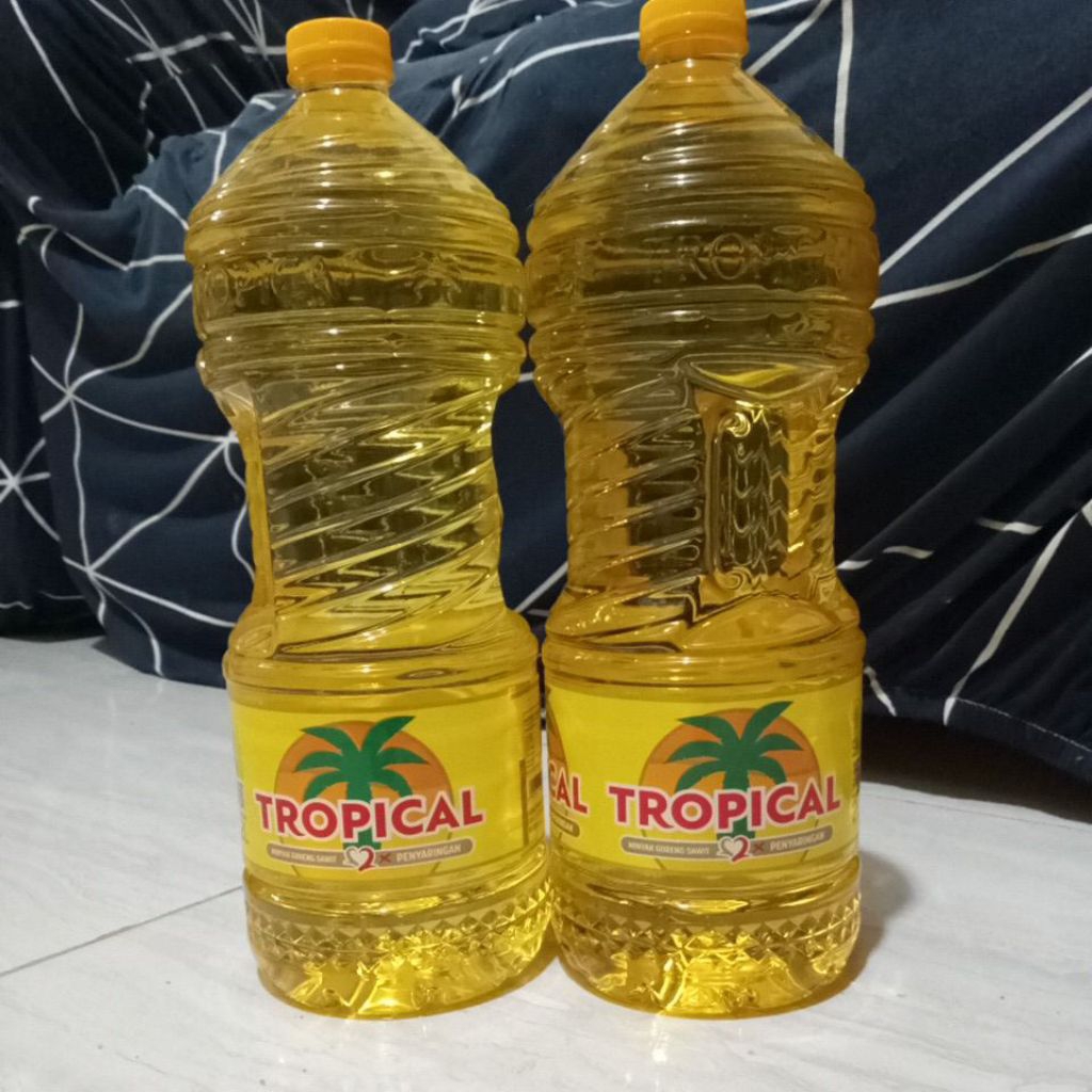 

MINYAK GORENG TROPICAL KEMASAN BOTOL 2LITER 1LITER