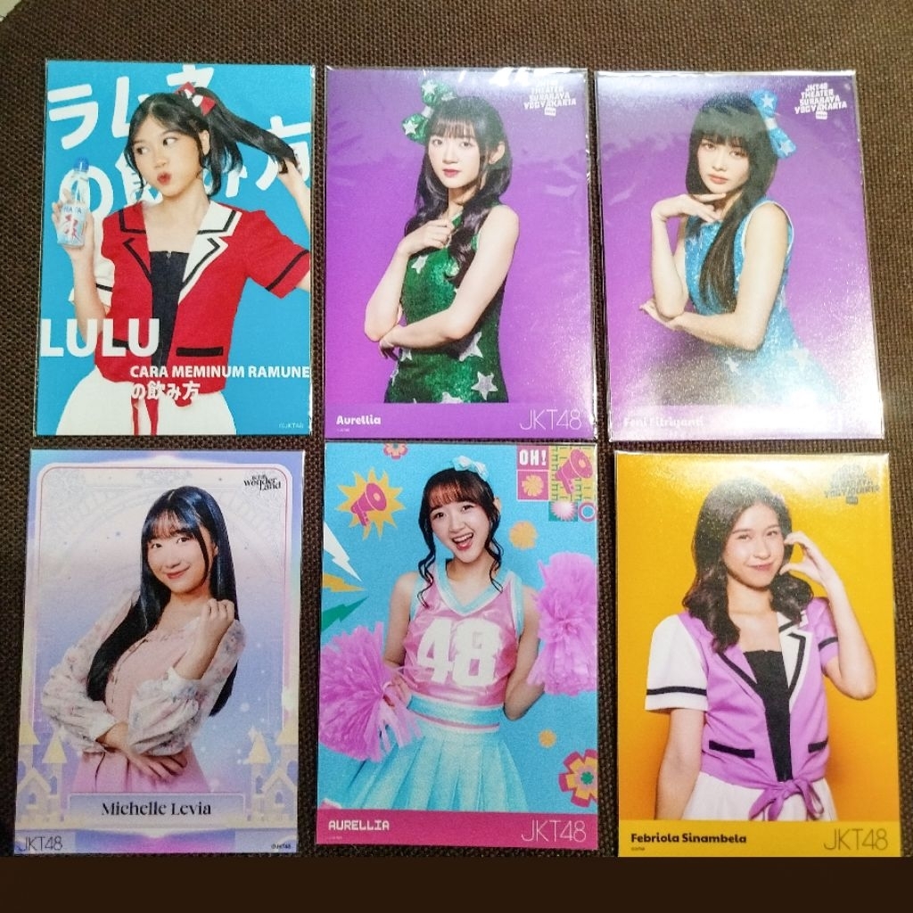 Photopack PP JKT48 Official | PP ALL IN Lia, PP Ramune Lulu, PP Wonderland Levi, P Theater Sementara