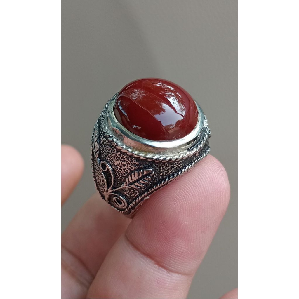 red jasper ati ayam merah marun