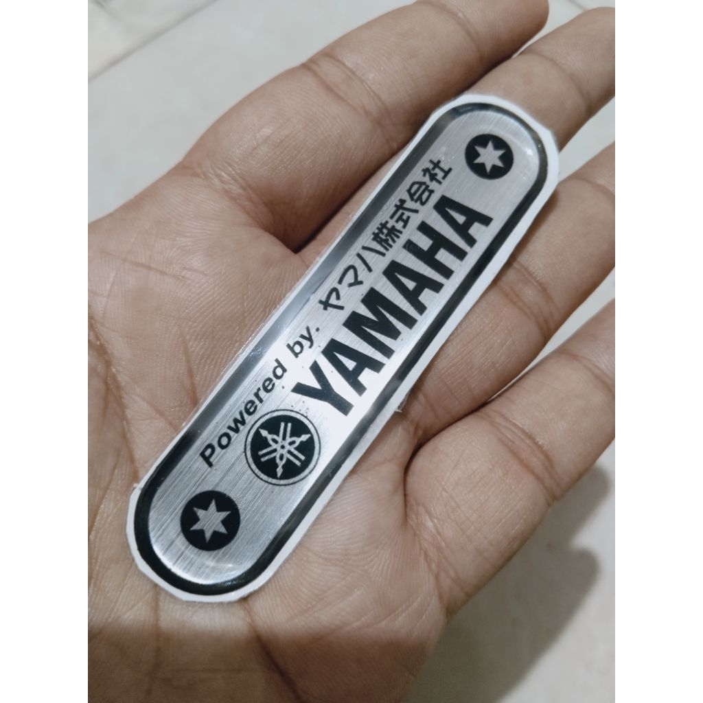 Emblem Timbul cover kipas Mio Sporty Mio Smile