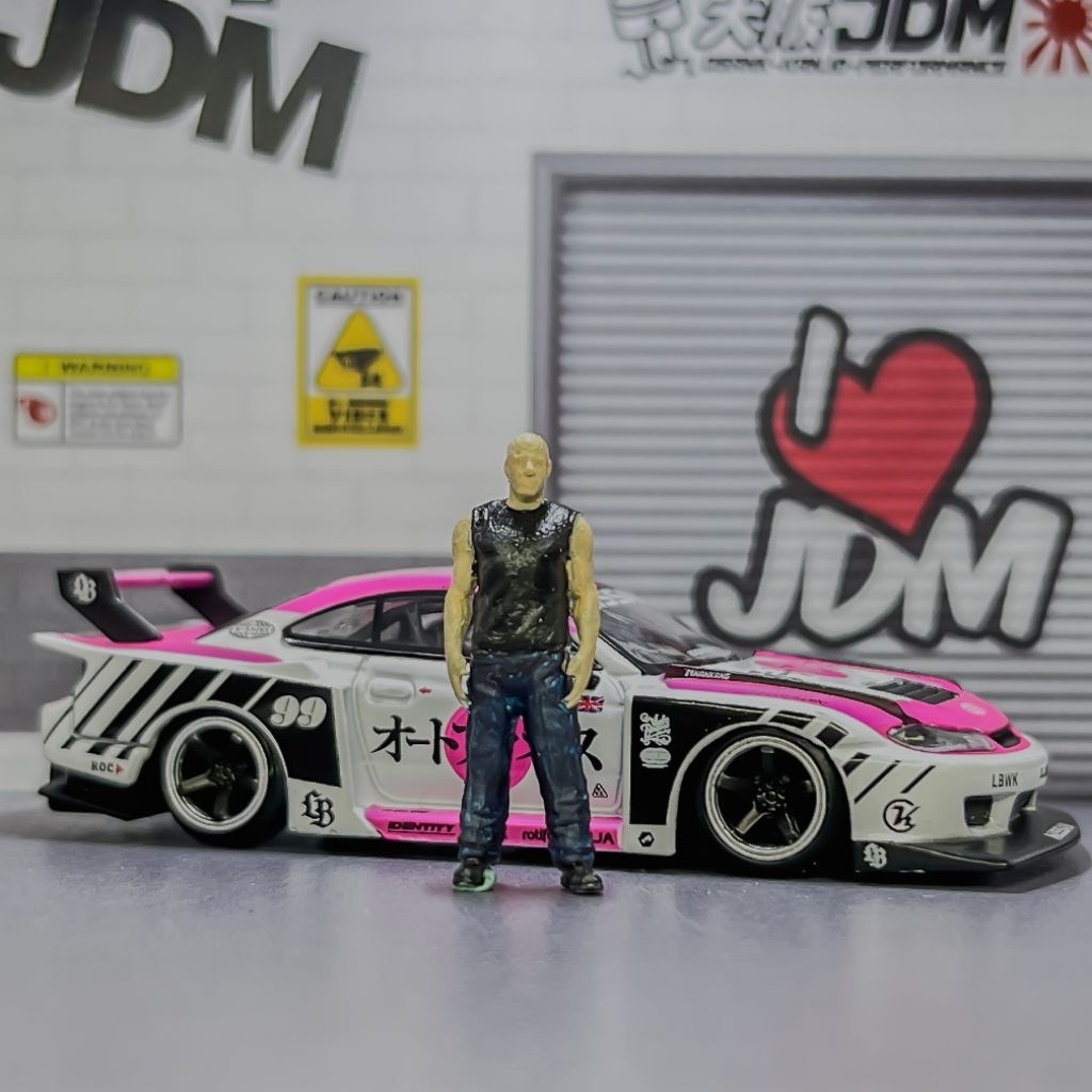 Miniatur Figure Dominic Toretto Skala 1/64 Untuk diorama Diecast