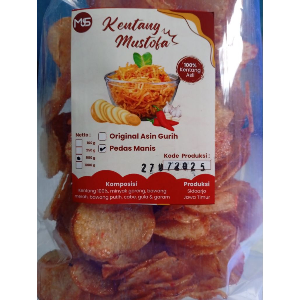 

Kentang Mustofa Pedas Daun Jeruk