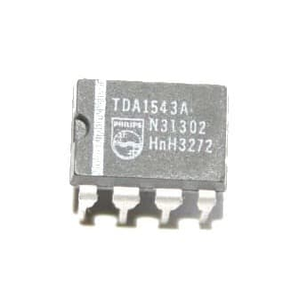 Digital to analog converter TDA1543A IC PHILIPS DIP-8 Original