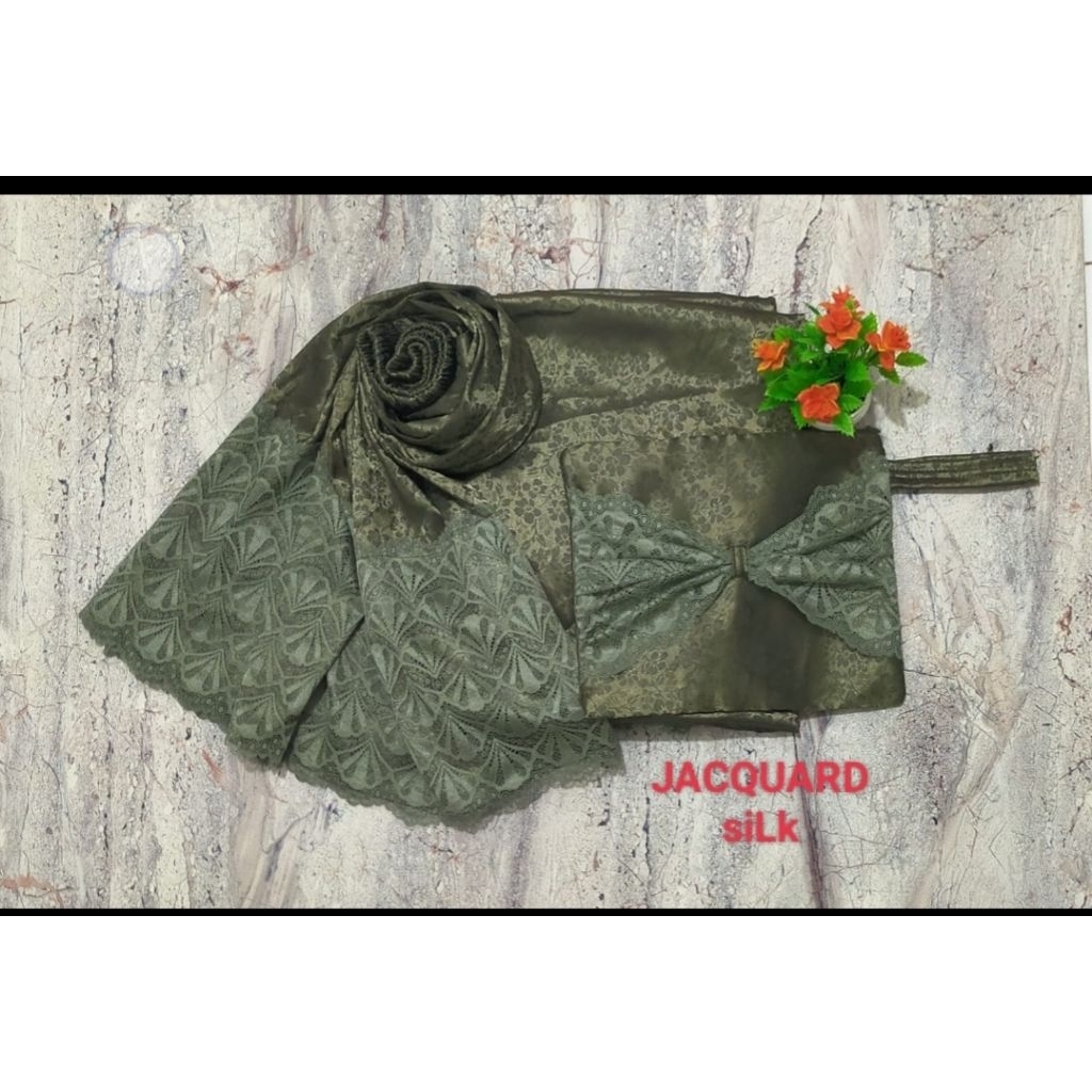 MUKENA JAGUAR SILK MOTIF PREMIUM