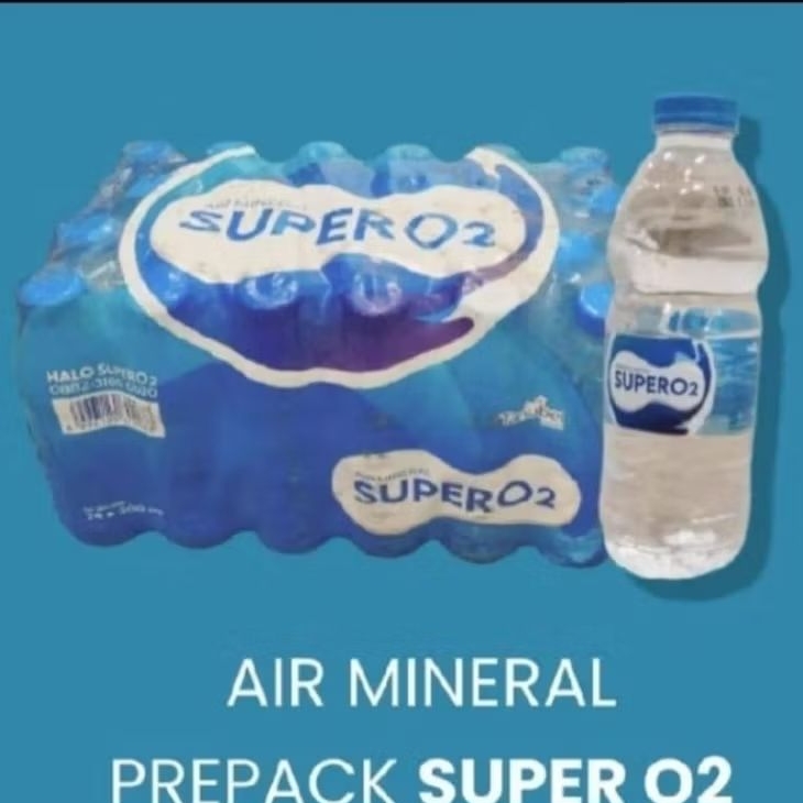 

Air Mineral Oxygen SuperO2 200 ml perpax isi 24 Botol