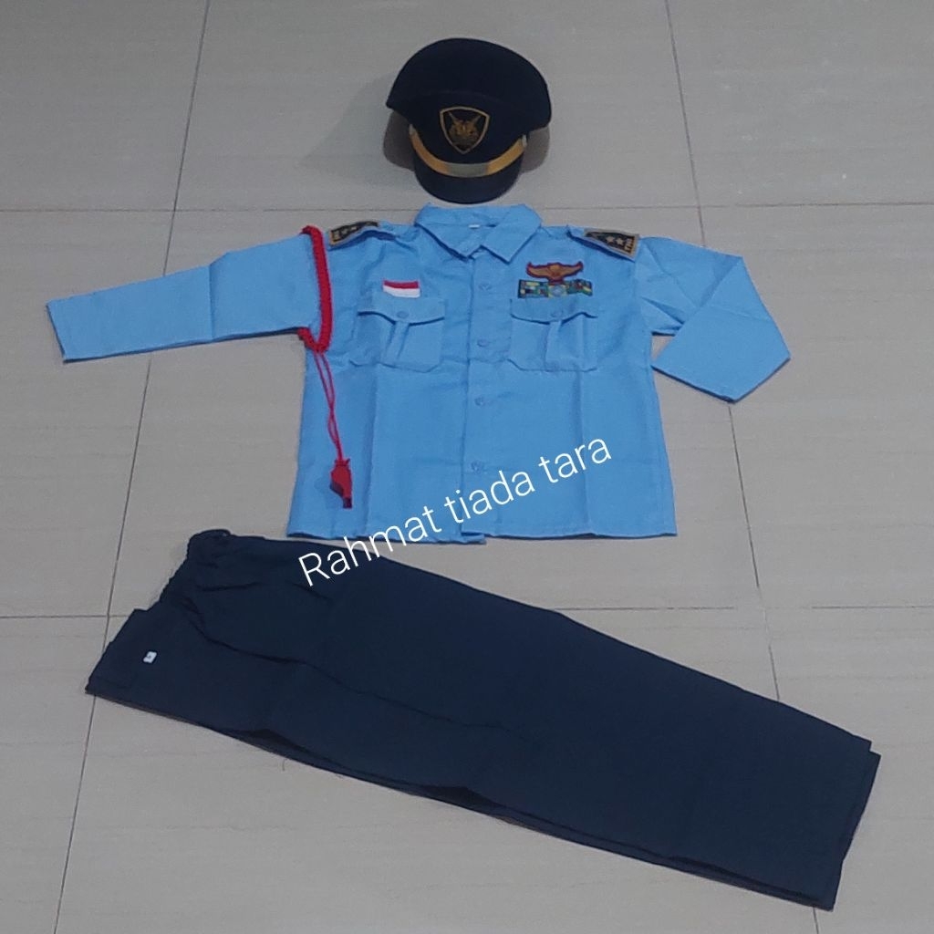 SERAGAM PROFESI TNI AU ANAK/KOSTUM ANAK PROFESI TNI AU/BAJU KARNAVAL TNI AU