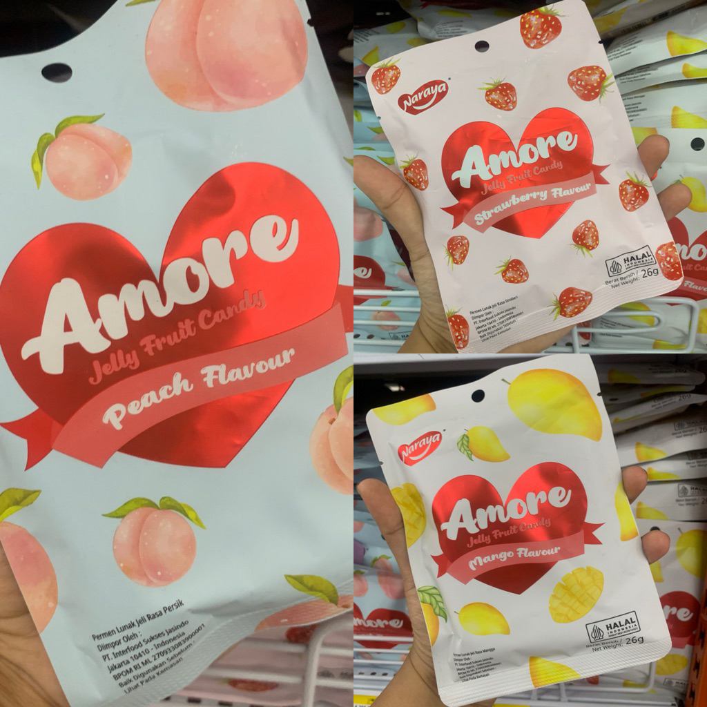 

AmoreJelly Fruit Candy26gr