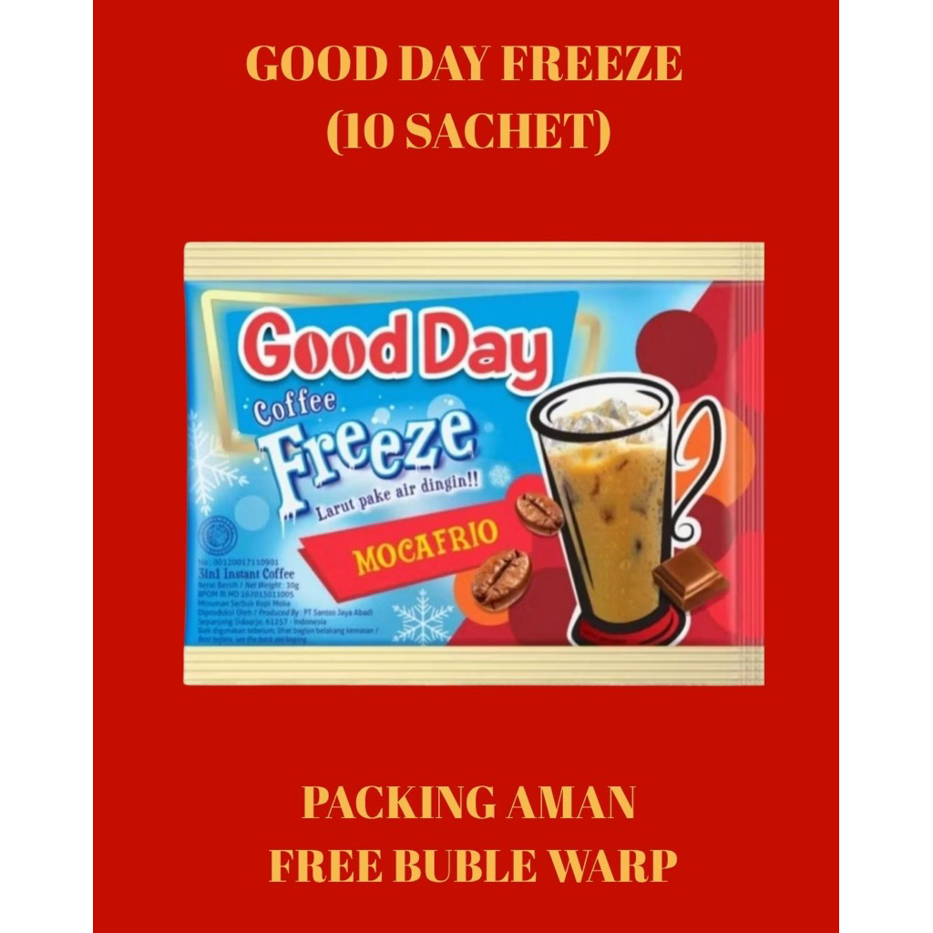 

Kopi Good Day Freeze 10 PCS