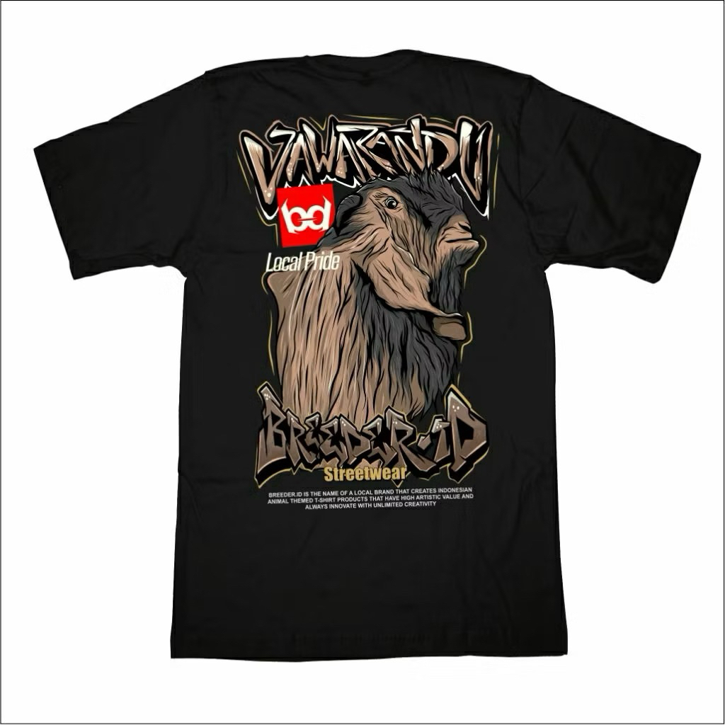 TSHIRT/KAOS PETERNAK KAMBING JAWA RANDU