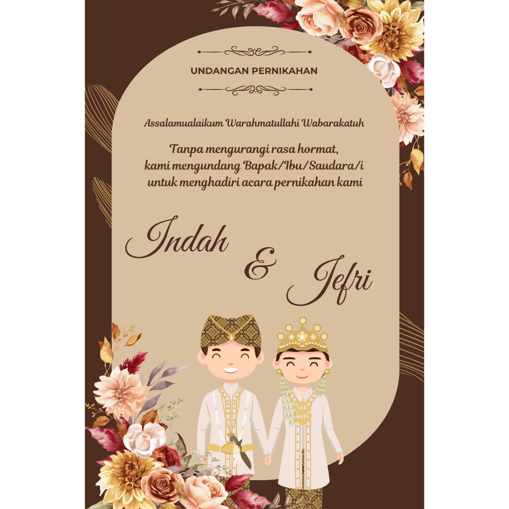 Undangan Digital Video Pernikahan Adat Sunda (Tema 01)