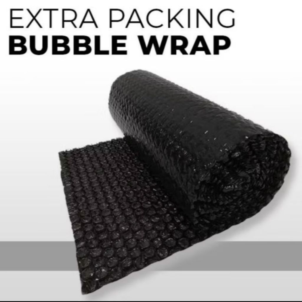 

Extra bubble wrap untuk tambahan packing